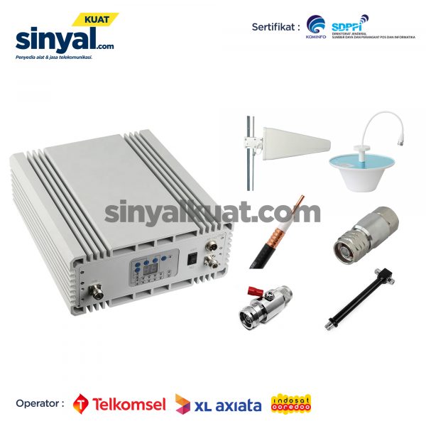 Penguat Sinyal HP Triple band 2G 3G 4G Telkomsel 1Watt